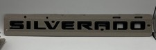 Genuine GM 2019-2024 Chevrolet Silverado Black Door Nameplate Emblem 84557433 picture