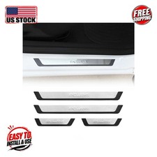 VOLVO S40 S60 Door Sill Cover Exclusive S.Steel Gloss Silver 4 Pcs picture