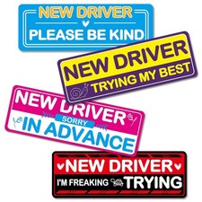 4PCS Student Driver Magnet Car Stickers for Beginners, New Driver Magnet for Car picture