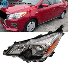 Driver Left For Mitsubishi Mirage / Mirage G4 2021-2024 Headlight Halogen Chrome picture