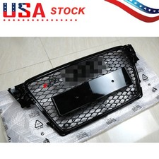 Honeycomb Sport Mesh RS4 Style Hex Grille Grill Black For 09-12 Audi A4/S4 B8 8T picture