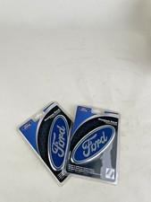 Licensed Ford Aluminum Color Emblem Decal Auto Truck SUV Office Lugguage 2 Pak picture
