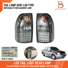 DEPO SMOKE LED TAIL LIGHT REAR LAMP FOR MITSUBISHI TRITON L200 MK STRADA 95-04 picture