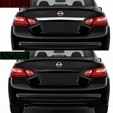 CHROME DELETE BLACKOUT VYNIL OVERLAY FOR 2016-2018 NISSAN ALTIMA TRUNK TRIM picture