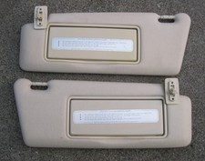 94-00 Mercedes-Benz W202 C Class Left + Right Sunvisor Sun Visor Pair Beige picture