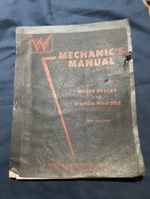 Willy’s Original Service Manual picture