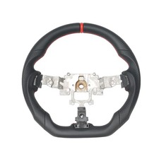 Full Leather Steering Wheel Fit Mazda RX-8 08-10 MX-5 06-15 CX-7 07-09 Red Ring picture