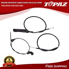 3PCS FOR BMW E39 525i 530i Engine Bowden Cable Hood Release Wire 51238176595 picture