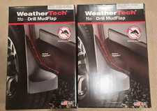 New WeatherTech No-Drill MudFlaps for GMC Sierra or Denali Front and Rear picture
