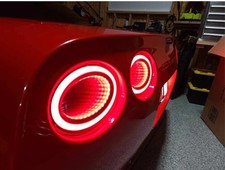 1997-2004 C5 Corvette InfiRai LED Tail Lights RED Infinity Mirror Tunnel picture