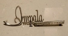 1968 Chevy Impala SS Rear Trunk Emblem -  OEM Part Genuine #7752253 picture
