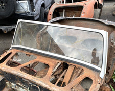 ORIGINAL MG MIDGET WINDSHIELD,FRAME,WINDSCREEN,BRACE picture