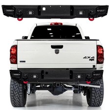 Vijay For 2003-2009 Dodge Ram 2500 3500 Steel Rear Bumper w/ LED Lights D-Rings picture