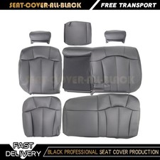 1999 - 2002 For Chevy Silverado Tahoe Suburban Rear Row Seat Cover Dark Gray picture
