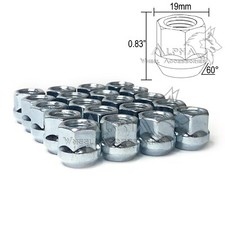 20 Open End Acorn Lug Nuts 12x1.5 For Chevy Corvette Camaro S10 Firebird GTO picture