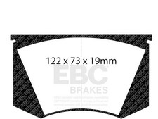 For 1960-1963 Aston Martin DB4 Brake Pad Set Front EBC 16889RPJC 1961 1962 GT picture