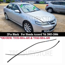 For Honda Accord 7th 03-2006 Drip Side Molding 2x 73152-SDA-A01 & 73162-SDA-A01 picture