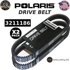 2 Pack OEM Polaris 3211186 Drive Belt RZR XP Turbo XP4 Ranger Xpedition CVT picture