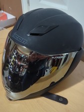 Icon Motorcycle Helmet Airflite With Extra Lens  picture