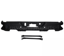 For 2019-2024 Chevy Silverado Sierra 1500 Black Rear Bumper w/ Park Dual Exhaust picture