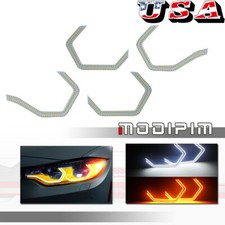 For BMW Concept M4 Iconic Style Switchback 540-SMD LED Angel Eye Headlight Kit picture
