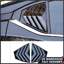 For Nissan Sentra 2020-2024 Bright Black Vent Window Scoop Louver Cover Trim picture