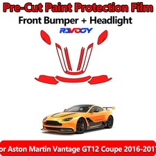  PreCut Front Bumper PPF Kit Film For Aston Martin Vantage GT12 Coupe 2016-2017 picture