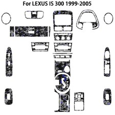 RHD 28Pcs blue forged full set of carbon fiber trim for Lexus IS IS300 99-2005 picture