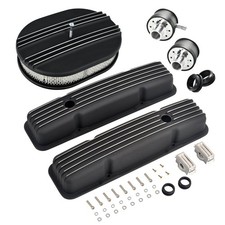 Black Short Valve Cover & 12