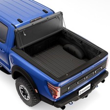 5.5FT Low Profile Flip Up Truck Bed Tonneau Cover for 15-26 Ford F-150 picture