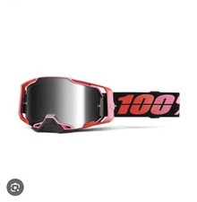 50005-00023 100% Percent Armega Goggle Pink Silver Mirror Lens 26013313 610-5163 picture
