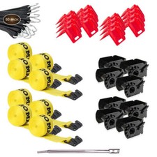 DC Cargo Flatbed Strap Kit, 83 Pcs picture