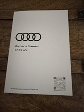 2025 AUDI A5 OWNERS MANUAL picture