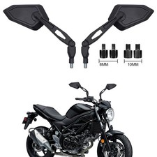 8mm/10mm Motorcycle Rearview Mirrors For Suzuki SV650 SV1000 Savage 650 SFV650 picture