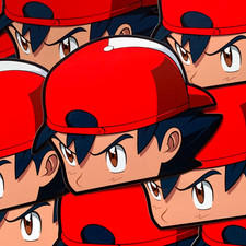 ASH KETCHUM PEEKER STICKER POKEMON ANIME CAR DECAL STICKER picture
