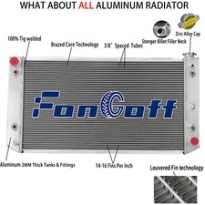 4 Row Radiator For 1992 1993 Chevy GMC C2500 C3500 K2500 K3500 6.5L AT V8 USA picture