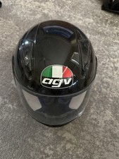 agv GP-1 Sz Small Snell 2000 gloss black DOT rated motorcycle helmet picture