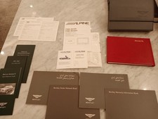 Bentley Arnage RL Leather folder + books + leaflets + Dubai Royal Ownership Docs picture