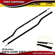 2X Outer Door Window Belt Molding Weatherstrip For Chevy Tracker/Suzuki Sidekick picture