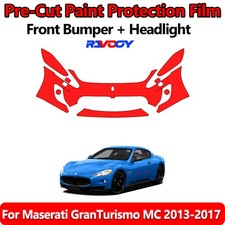 8.5Mil PreCut Front Bumper PPF Kit Film For Maserati GranTurismo MC 2013-2017 picture