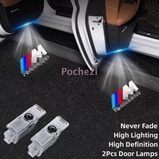 2Pcs Car Door LED Welcome Light Fit For B-M-W E60 E63 E90 E92 X1 picture