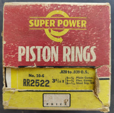 Western Auto RR2522 .020 Piston Ring Set fits 1934-36 Chevy 6 cylinder 3-5/16