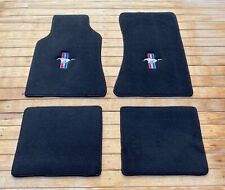 For Ford Mustang Shelby GT 500 Floor Mat Mats carpet Black Set of4 1964-1973 picture