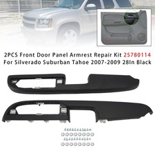 2Pcs Front Door Panel Armrest Repair For Silverado Suburban Tahoe 2007-2009 picture