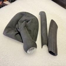 Alcantara Porsche 997 Boxster Cayman shift knob ebrake set core exchange picture