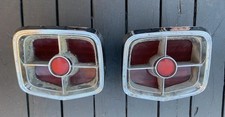 1963 Plymouth Fury Wagon Belvedere Savoy Tail Light OEM 63 Full Set Incl Housing picture