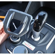 For Alfa Romeo Giulia 2017-19 ABS Carbon Car Control Gear Panel Trim Accessories picture