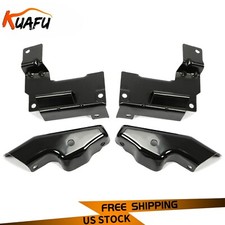 4PCS Front Steel Bumper Brackets Set For 2003-2006 Chevrolet Silverado 1500-3500 picture