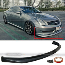 Fit 03-06 G35 2DR Coupe Illusion N1 Style PU Front Bumper Lip Body Kit Add On picture
