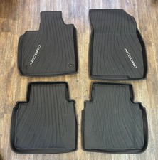 2023-2026 HONDA ACCORD 4PC ALL WEATHER RUBBER FLOOR MATS OEM 08P18-30A-100 picture